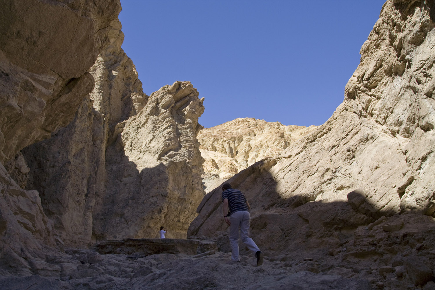 Senderismo en Golden Canyon, Valle de la Muerte, Nevada