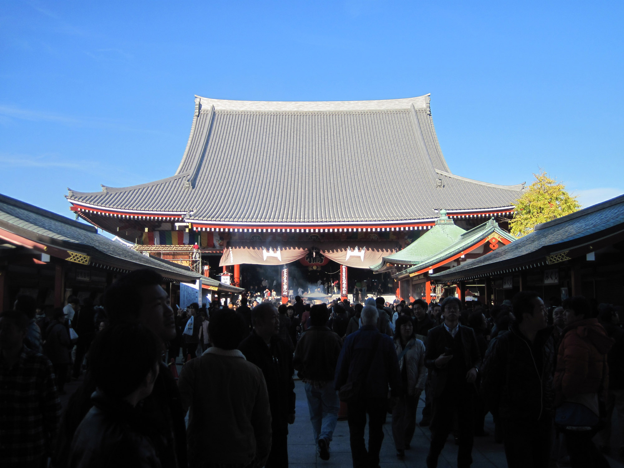 Vista del templo Senso-ji