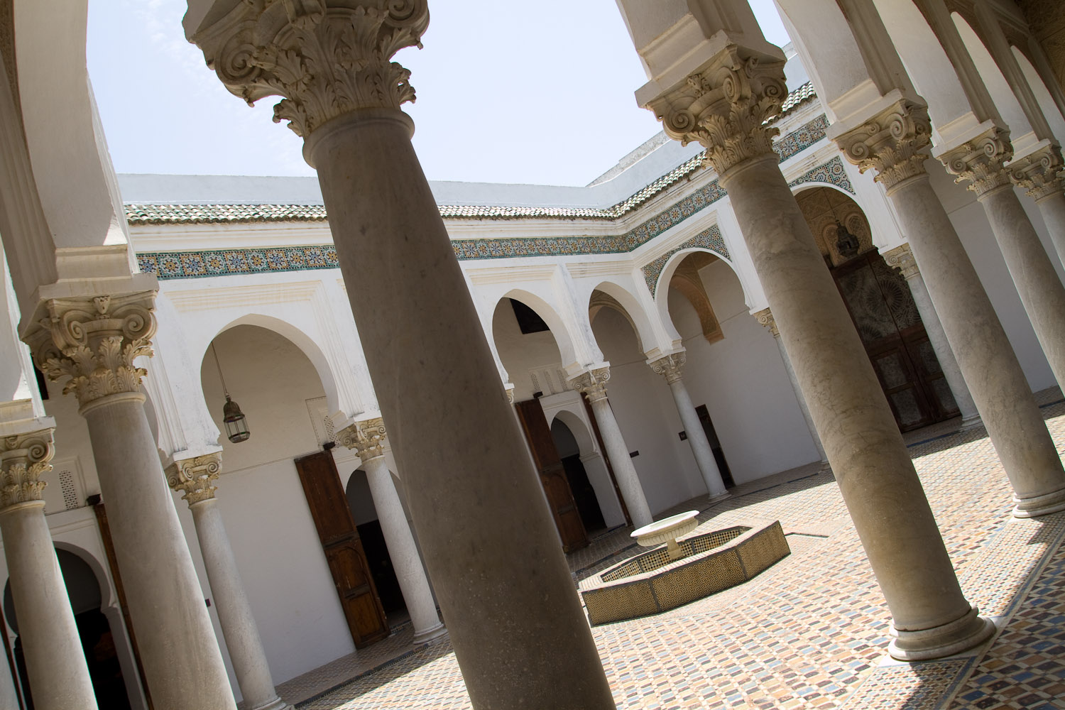 Patio interior en el Museo de la Kasbah 1 - Tánger, Marruecos