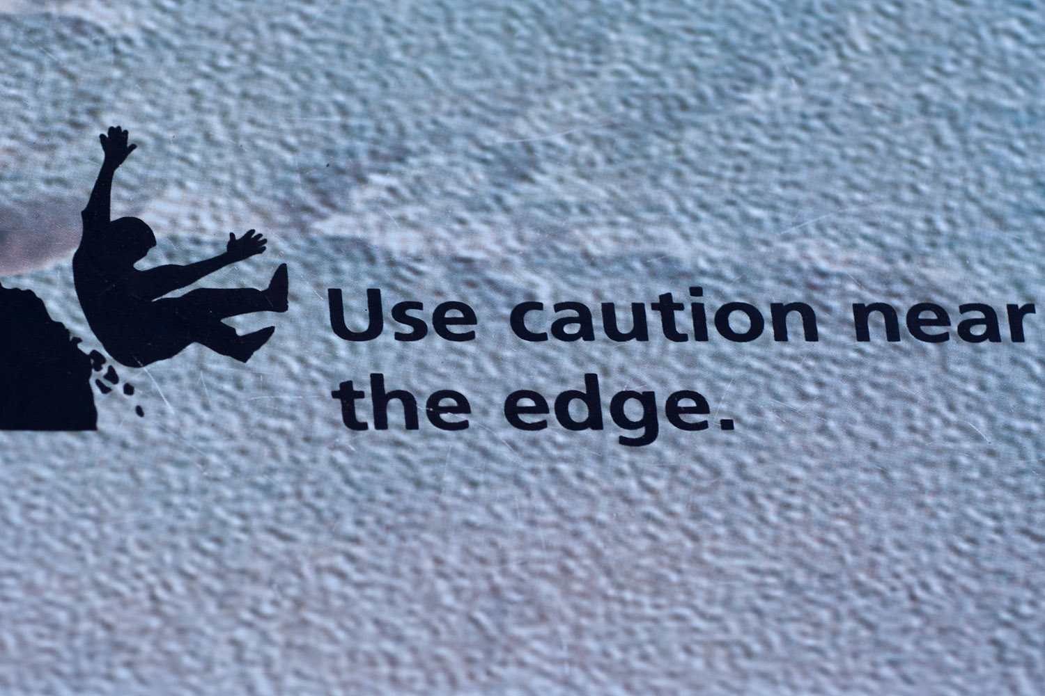 Cuidado con caerse en el Gran Cañón