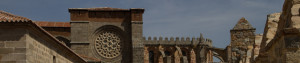 Catedral y murallas de Ávila, España