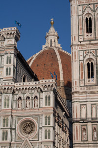 La catedral o "duomo" de Florencia, Italia