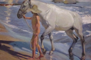 El baño del caballo, Museo Sorolla, Madrid, España