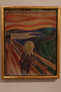 Una de las versiones de El Grito, en el Museo Munch, en Oslo, Noruega
