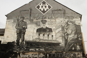 Mural del RMS Titanic, Belfast, Irlanda del Norte