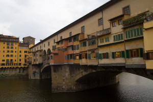 Exterior del Ponte Vecchio, Florencia, Italia