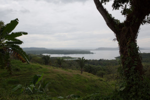 Isla toro e isla La Porcada, vistas desde Quebrada de Piedra, Panamá